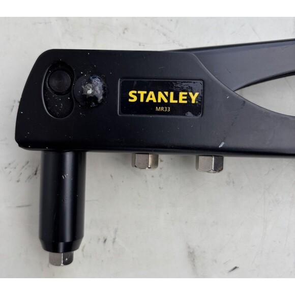 Stanley MR33 Medium Duty 10 Inch Hand Riveter for 3mm and 4mm Rivets - Picture 3 of 4